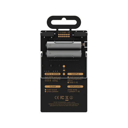 Teenage Engineering PO-33 K.O! - portable synthesiser, black