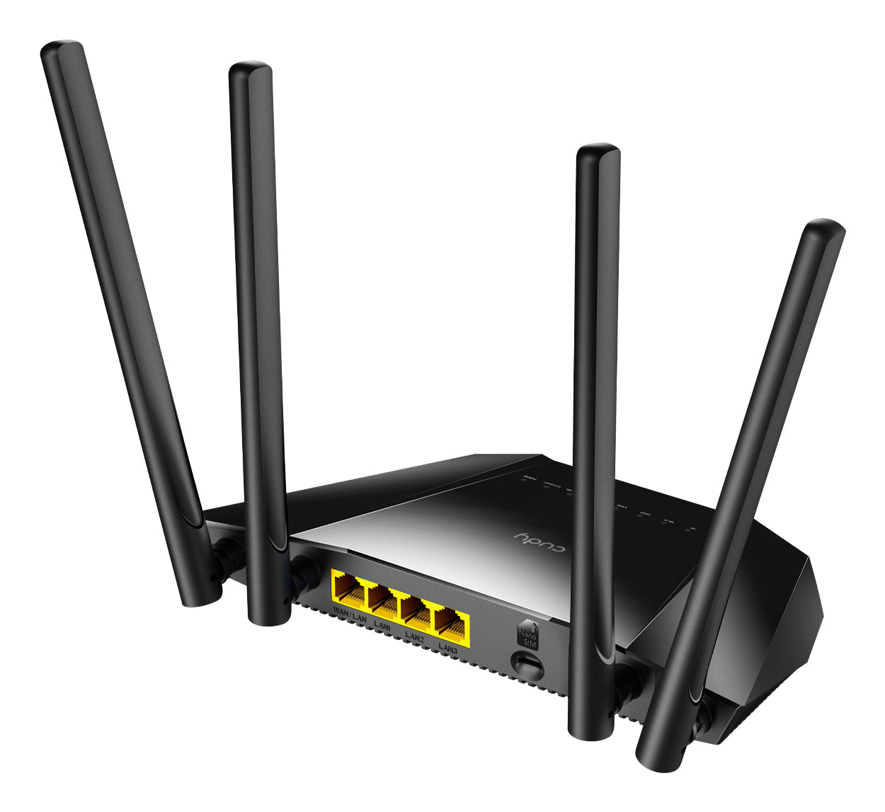 Ασύρματος δρομολογητής CUDY LT400 EU Wi-Fi 300 Mbps 2.4 GHz 4G LTE SIM Μαύρος