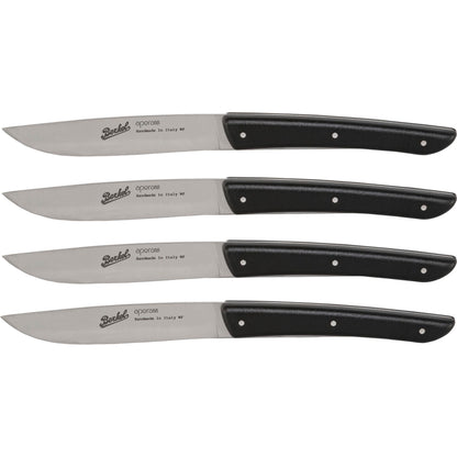 Berkel 4-Piece Black Steak Knife Set