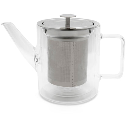 Bredemeijer Teapot San Remo 1,0l double-walled glass 165024