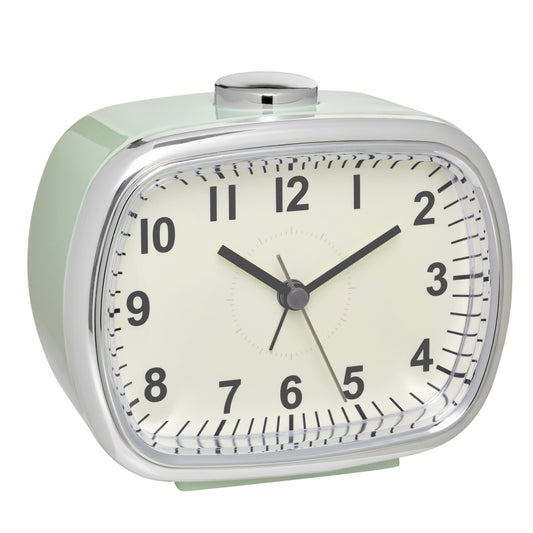 TFA 60,1032,04 Analogue Alarm Clock mint