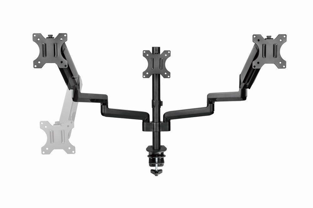 Gembird MA-DA3-01 monitor mount / stand 68.6 cm (27") Desk Black