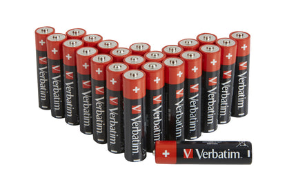 1x24 Verbatim Alkaline battery Micro AAA LR 03 PVC Box    49504