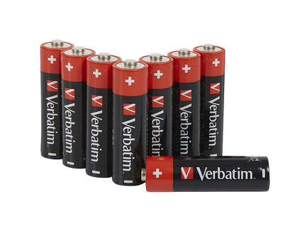 1x8 Verbatim Alkaline battery Mignon AA LR6              49503