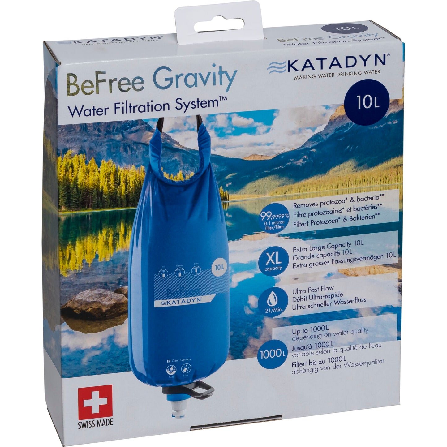 Katadyn BeFree Gravity Water Filter with 10L Capacity