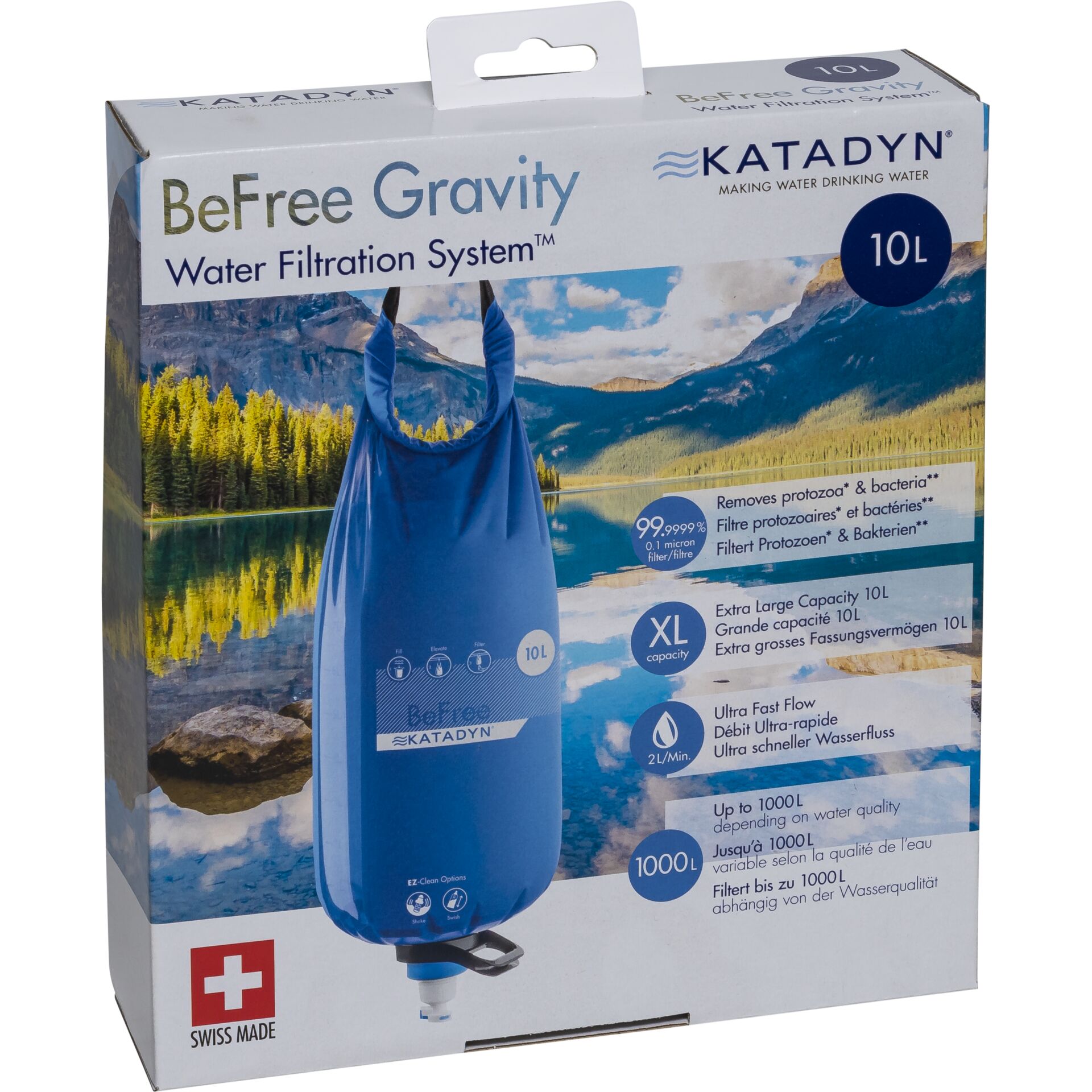 Katadyn BeFree Gravity Water Filter with 10L Capacity