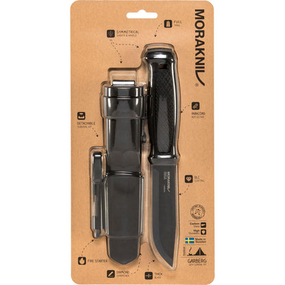 Morakniv Garberg Black Carbon with Survival Kit