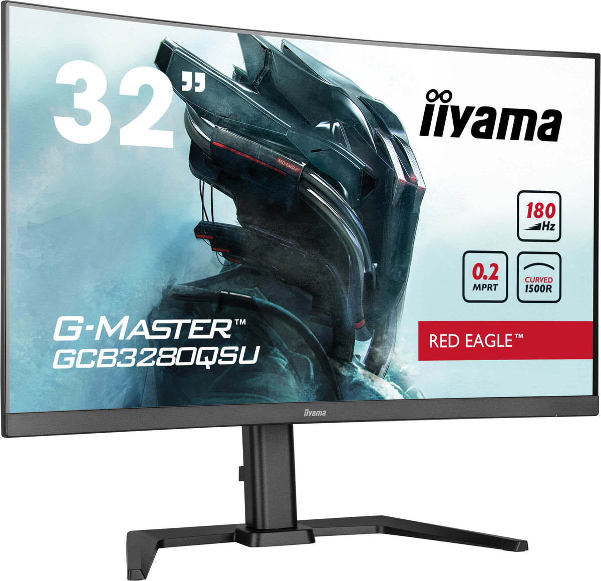 iiyama G-MASTER GCB3280QSU-B2 computer monitor 80 cm (31.5") 2560 x 1440 pixels Dual QHD LED Black