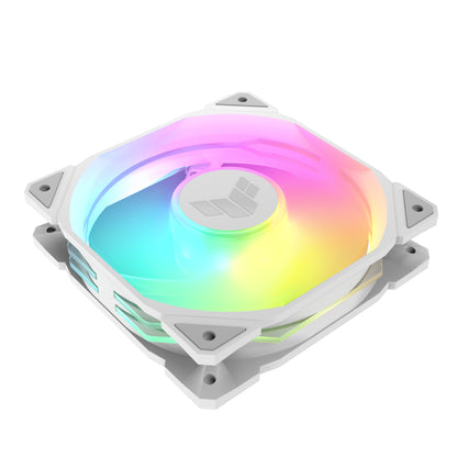 ASUS TUF Gaming TR120 ARGB Λευκός Ανεμιστήρας 3 σε 1 (90DA0093-B09020)