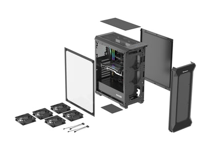 GENESIS Irid 505F Midi Tower Black