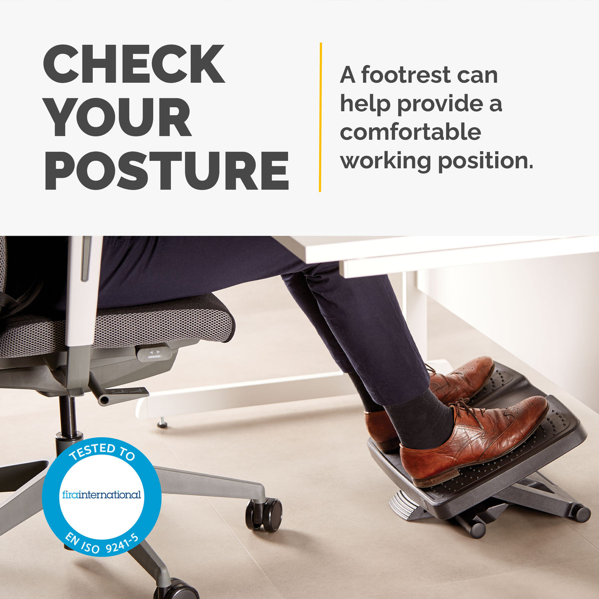 Fellowes Ergonomics Ultimate Professional Footrest