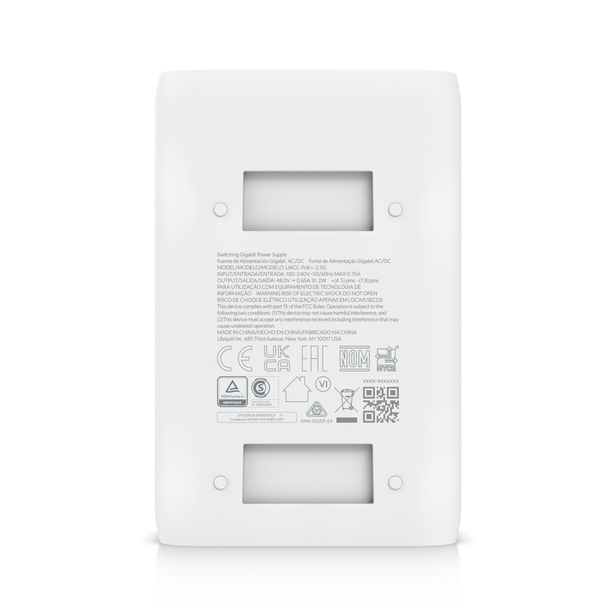 Ubiquiti UACC-PoE+-2.5G 2.5 Gigabit Ethernet 48 V