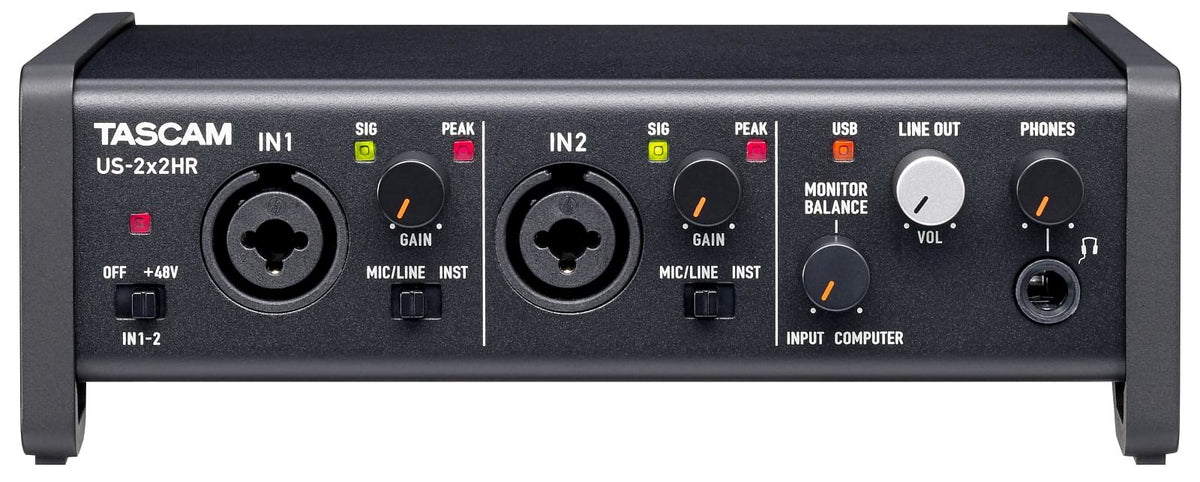 Tascam US-2X2HR Professional Recording Audio Interface