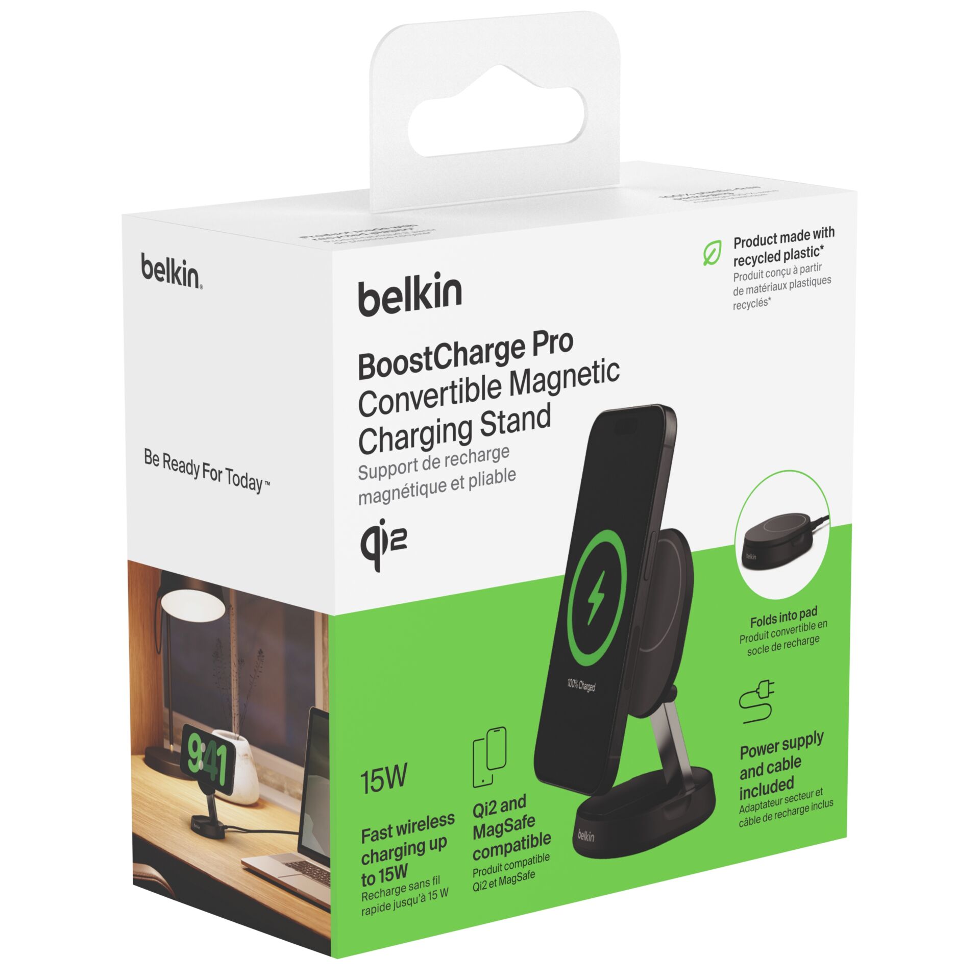 Belkin BOOST Charge Pro Qi2 15W Μαγνητικός Φορτιστής