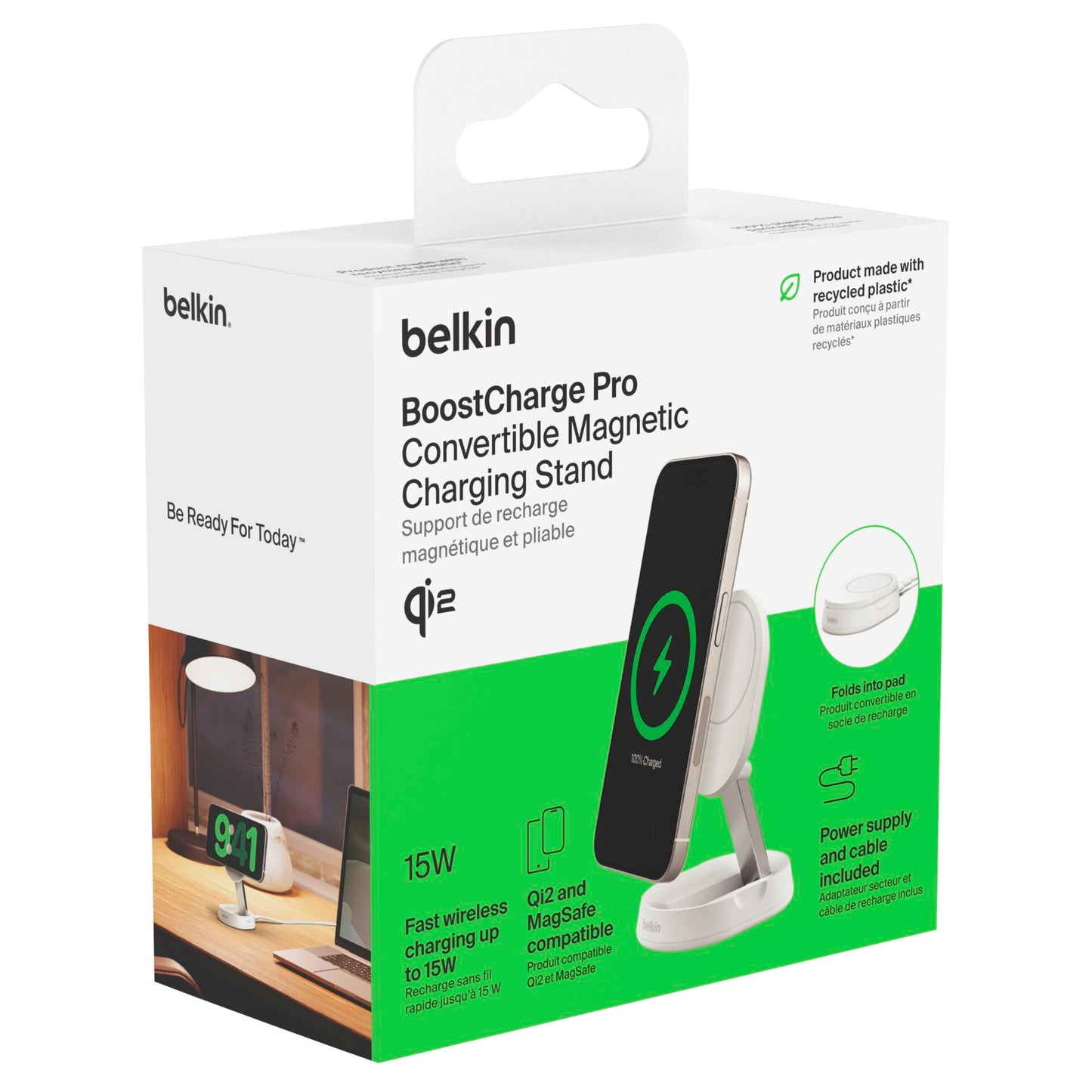 Φορτιστής Belkin BOOST Charge Pro Qi2 15W Μαγνητικός