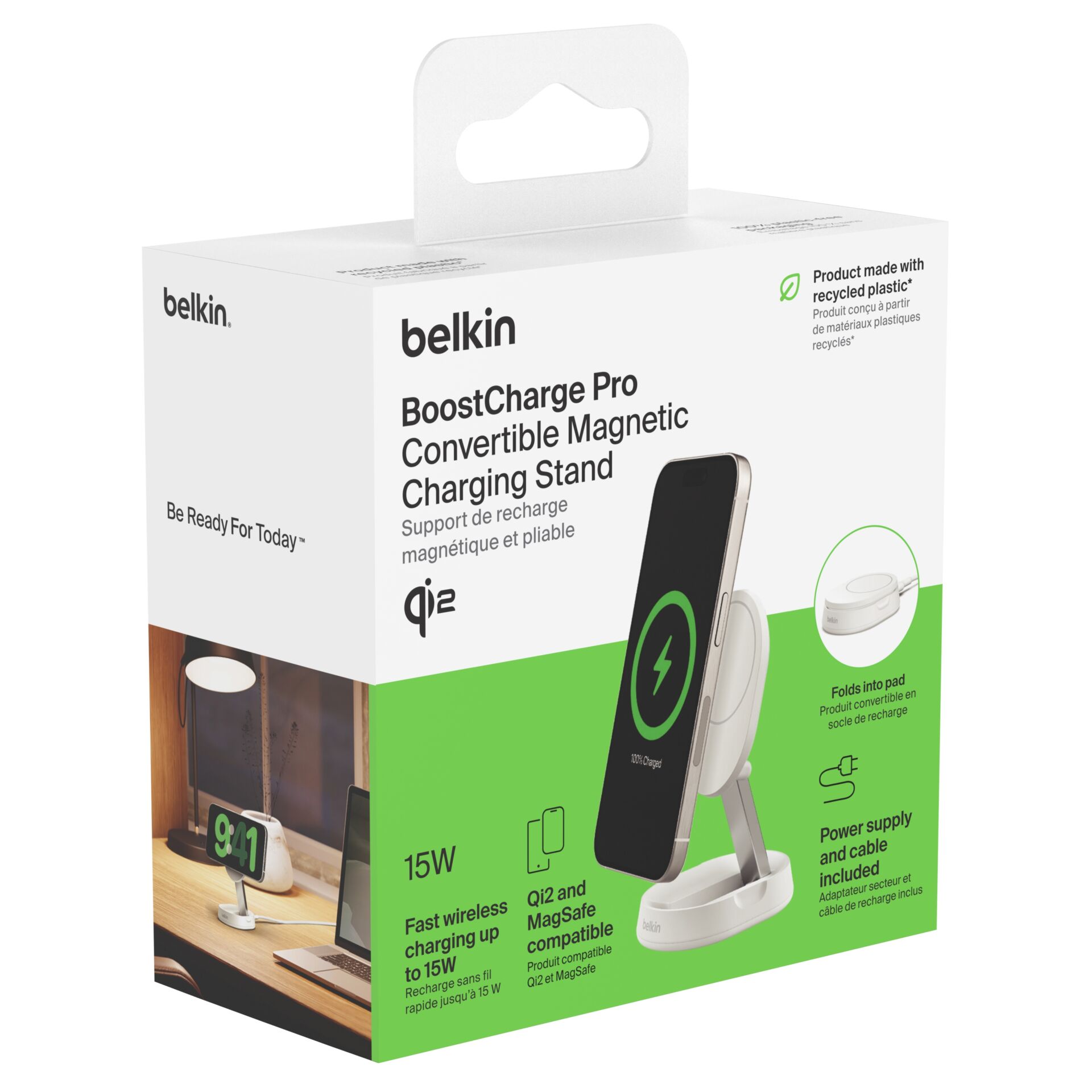 Φορτιστής Belkin BOOST Charge Pro Qi2 15W Μαγνητικός