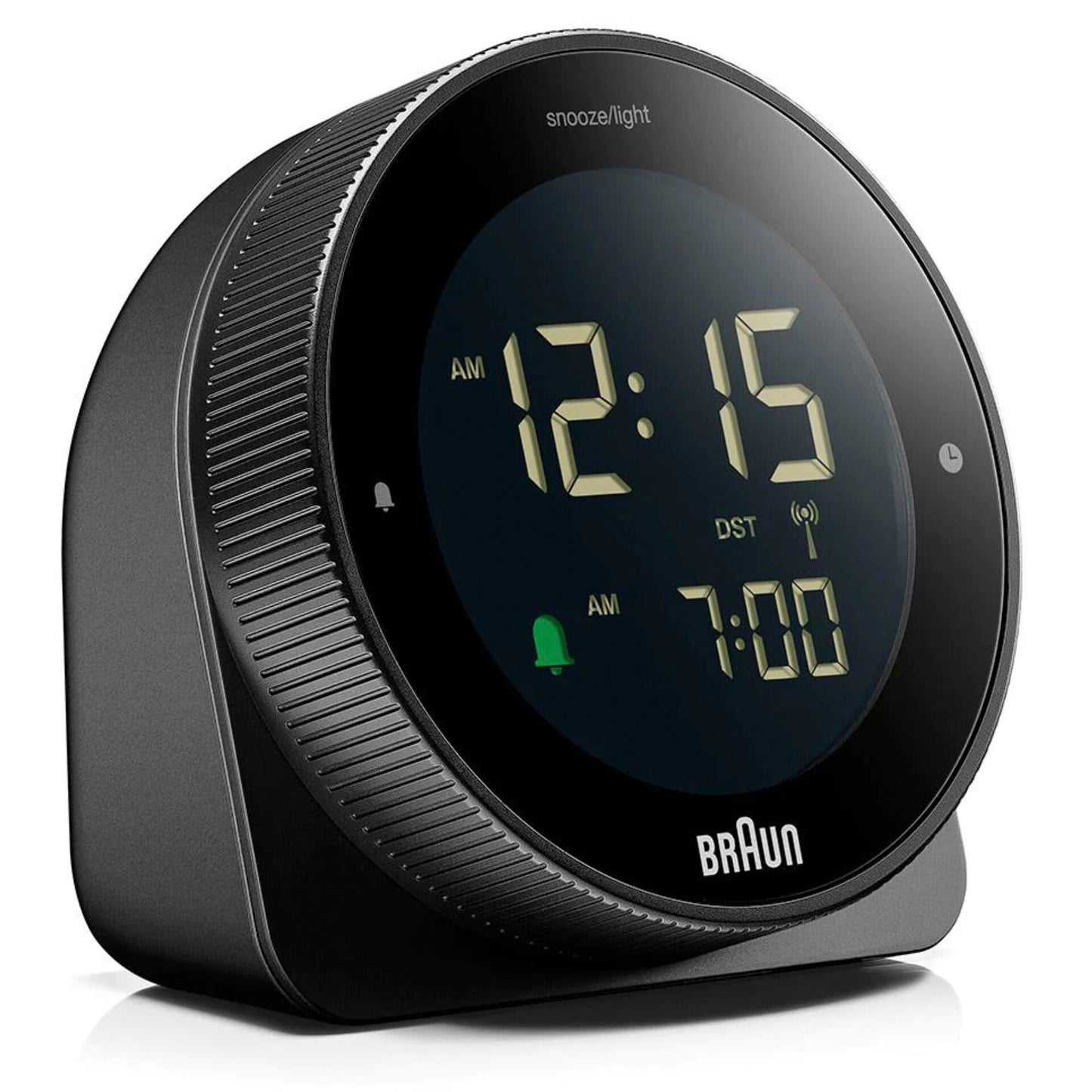 Braun BC 24 B DCF Black Radio Alarm Clock