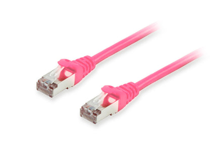 Equip Patchkabel Cat6A      S/FTP 2xRJ45 25.00m    pink LSZH Polybeutel