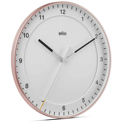 Braun BC 17 PW DCF Radio wall clock pink/white