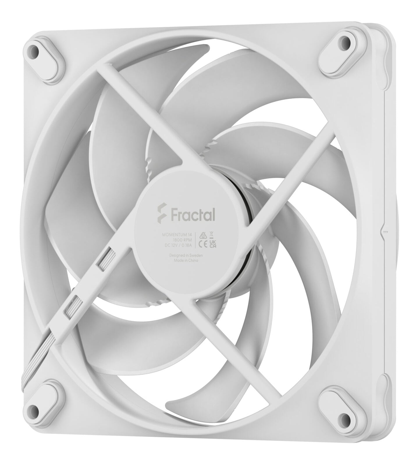 Fractal Design Momentum 14 White 140mm Fan