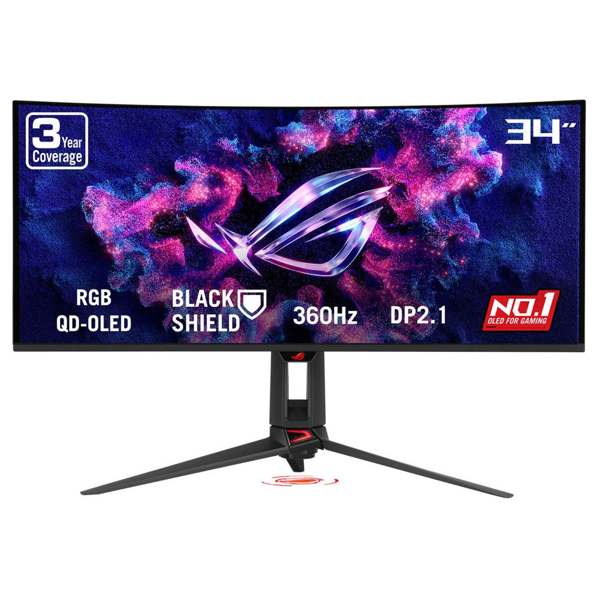 ASUS ROG Swift OLED PG34WCDN 34" (86.4 cm) WQHD QD-OLED Monitor - Black