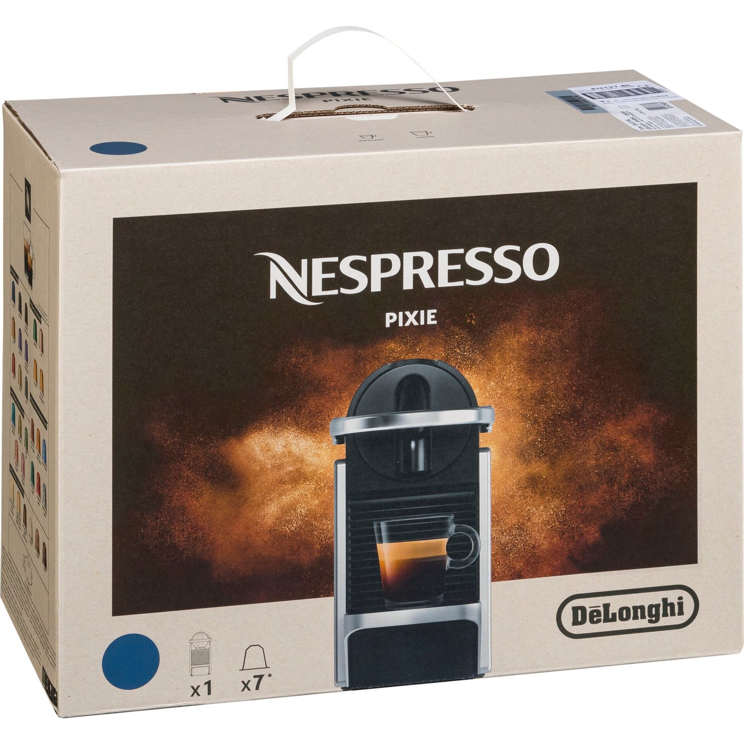 Nespresso Pixie EN 127.BL by DeLonghi, Blue