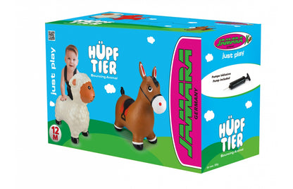 Jamara Hüpftier Horse, Brown, with Pump, 1+