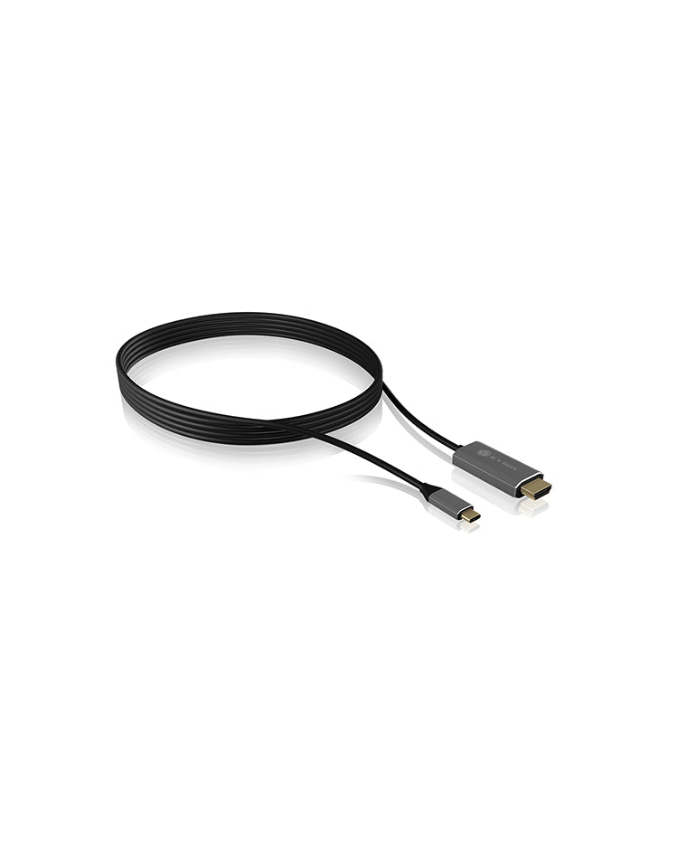 Icy Box USB 3.2 Gen 1 Adapterkabel USB-C > HDMI 1,8m