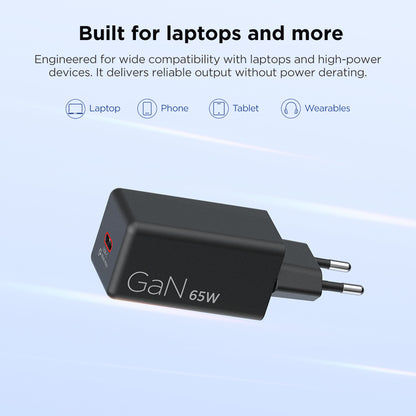 LENOVO 65W GaN Mini AC Adapter USB-C Black