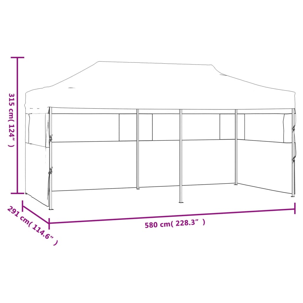 Πτυσσόμενη Τέντα Εκδηλώσεων Pop-up Κρεμ 3 x 6 μ.