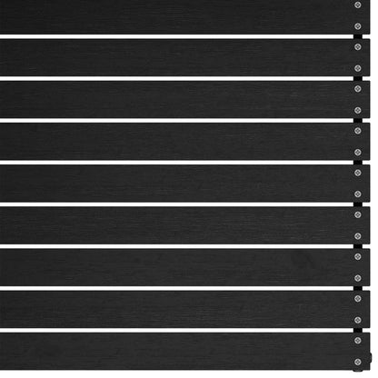 vidaXL Σαλόνι Κήπου Σετ 2 Τεμαχίων Μαύρο από Μασίφ Ξύλο Πεύκου