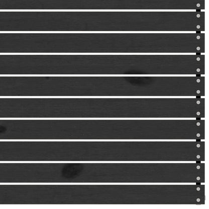 vidaXL Σαλόνι Κήπου Σετ 6 Τεμαχίων Μαύρο από Μασίφ Ξύλο Πεύκου