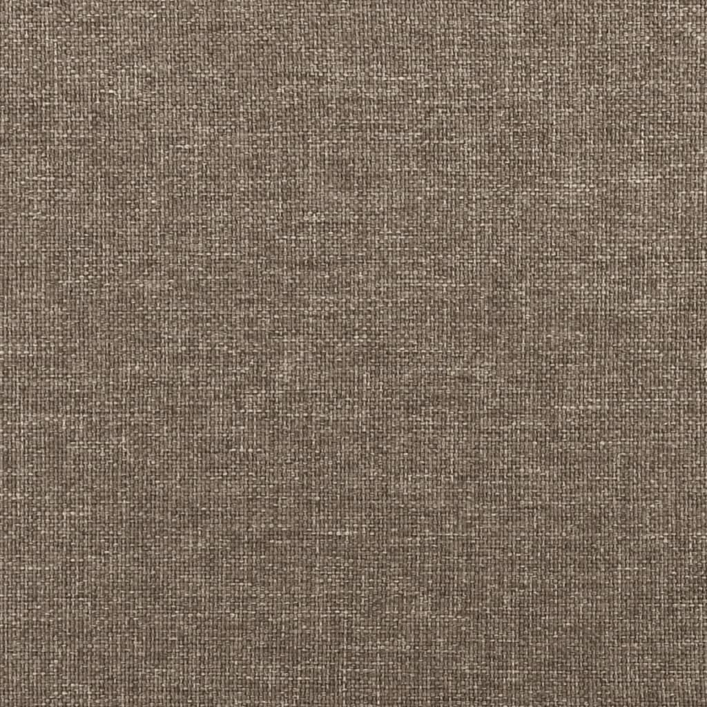 vidaXL Στρώμα με Pocket Springs Taupe 90x190x20 εκ. Υφασμάτινο