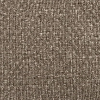 vidaXL Στρώμα με Pocket Springs Taupe 90x190x20 εκ. Υφασμάτινο