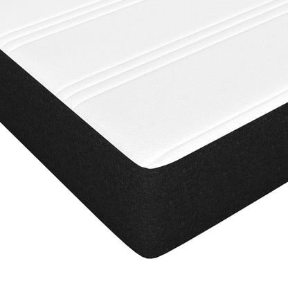 vidaXL Μαύρο Στρώμα με Pocket Springs 90x200x20 εκ.