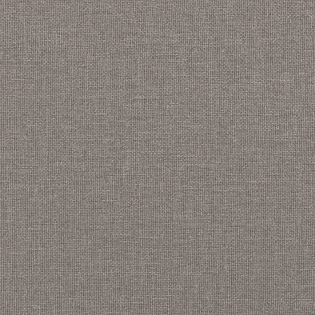 vidaXL Παγκάκι με Πλάτη Taupe 120 x 62 x 75,5 εκ.