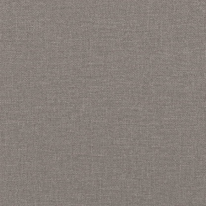 vidaXL Παγκάκι με Πλάτη Taupe 120 x 62 x 75,5 εκ. Υφασμάτινο