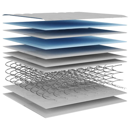 vidaXL Στρώμα με Bonnell Springs Μεσαία Σκληρότητα 80x200 εκ.
