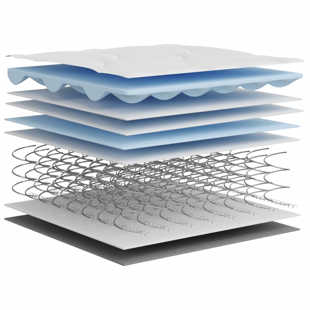 vidaXL Στρώμα με Bonnell Springs Μεσαία Σκληρότητα 100x200 εκ.