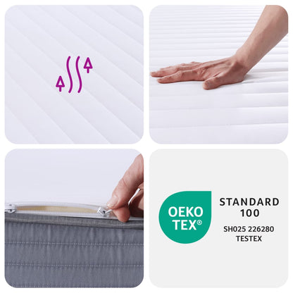 vidaXL Στρώμα Αφρού Medium Soft 200x200 εκ.