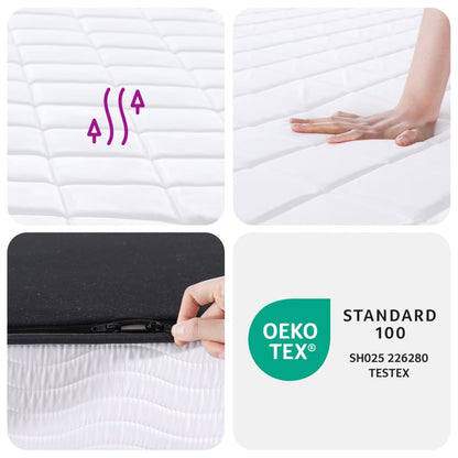 vidaXL Στρώμα Αφρού Medium Soft 100x200 εκ.