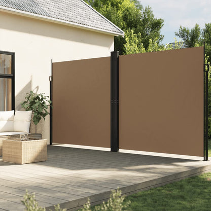 vidaXL Σκίαστρο Πλαϊνό Συρόμενο Taupe 220x1200 εκ.