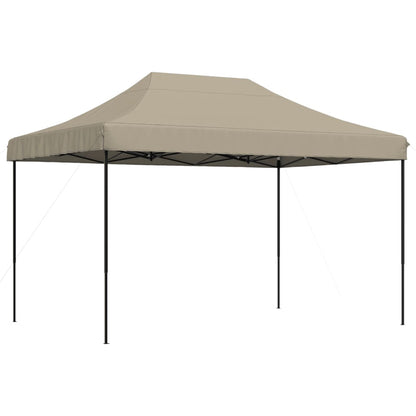 vidaXL Πτυσσόμενη Τέντα Εκδηλώσεων Pop-Up Taupe 410x279x315 εκ.