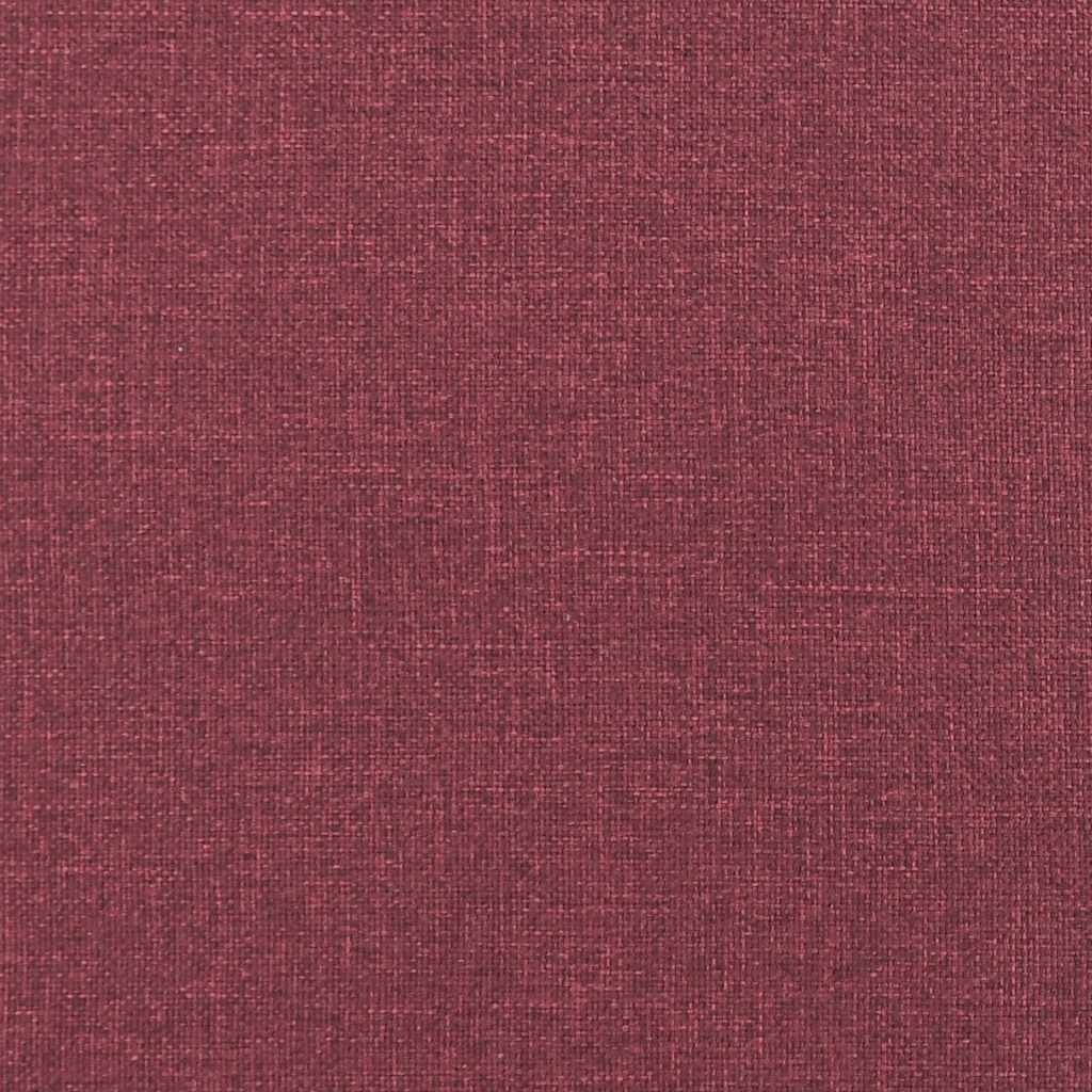 vidaXL Κουνιστή καρέκλα Wine Red 74x90x102 cm Ύφασμα