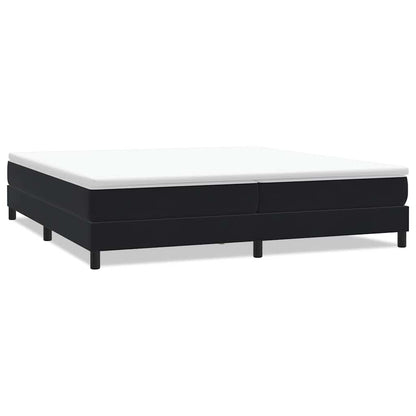 vidaXL Κρεβάτι Boxspring χωρίς Στρώμα Μαύρο 200x210 εκ. Βελούδινο