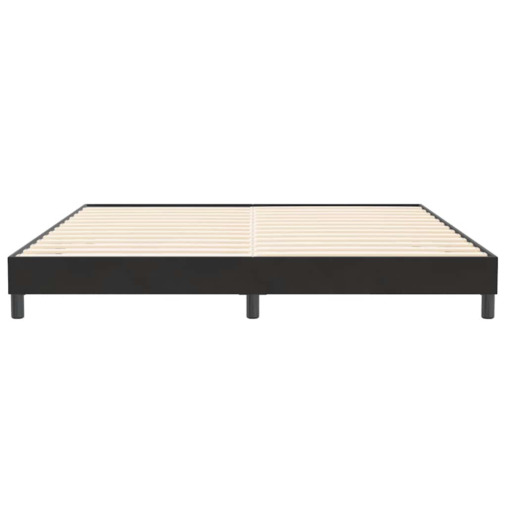 vidaXL Κρεβάτι Boxspring χωρίς Στρώμα Μαύρο 200x210 εκ. Βελούδινο