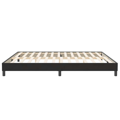 vidaXL Κρεβάτι Boxspring χωρίς Στρώμα Μαύρο 200x210 εκ. Βελούδινο