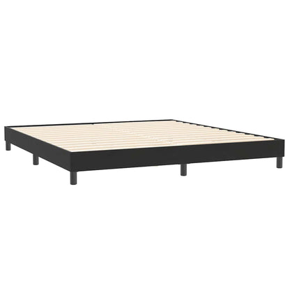 vidaXL Κρεβάτι Boxspring χωρίς Στρώμα Μαύρο 200x210 εκ. Βελούδινο