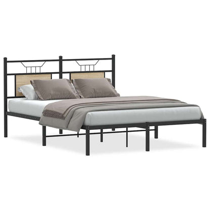 vidaXL Κρεβάτι Boxspring με Στρώμα Σκούρο Μπλε 140x210 εκ. Βελούδινο