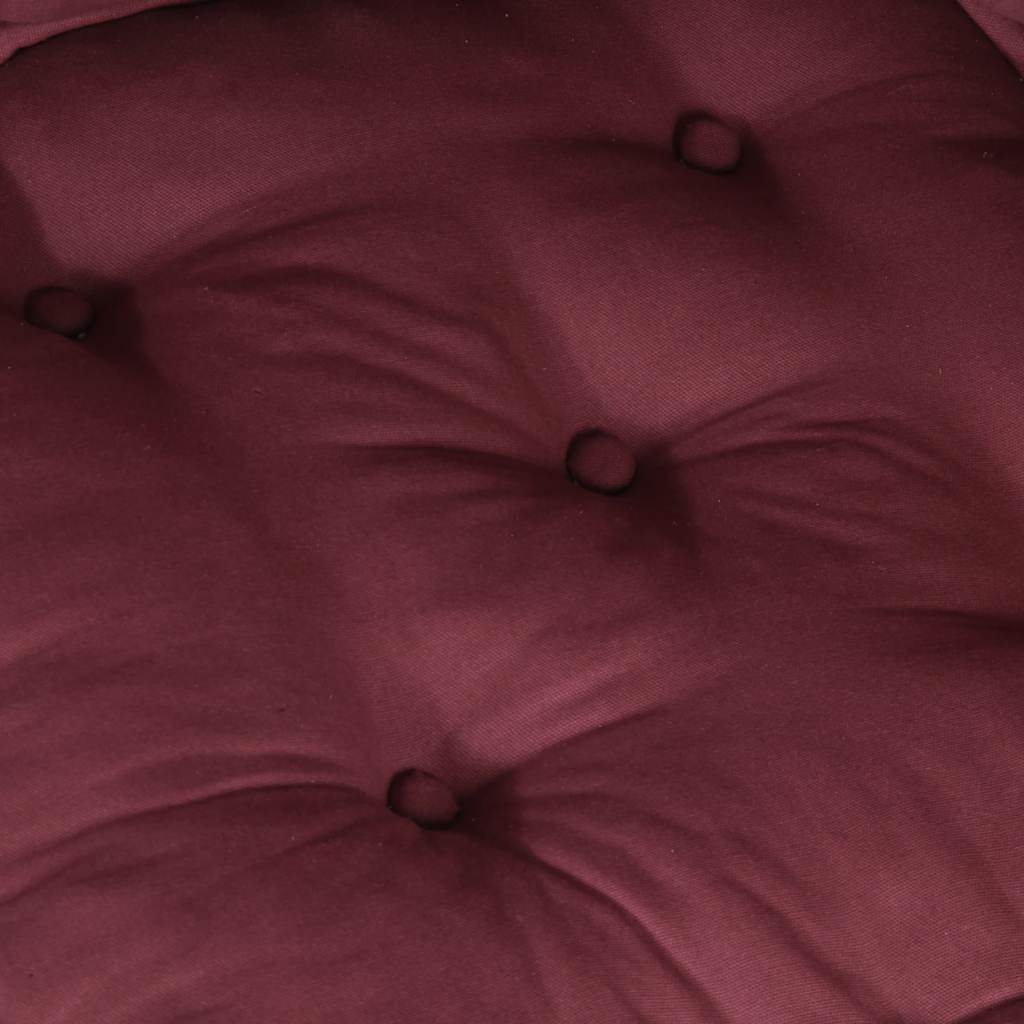 Αρθρωτό Πουφ Maroon 70x70x54 ύφασμα